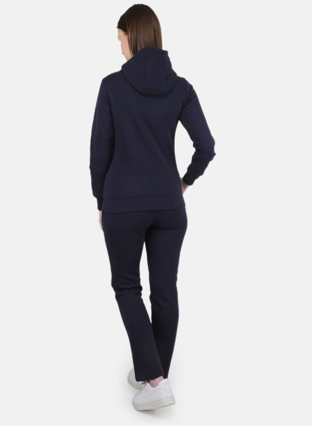 Women NAvy Blue Solid Tracksuit