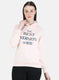 Women Pink Printed Sweatshirt