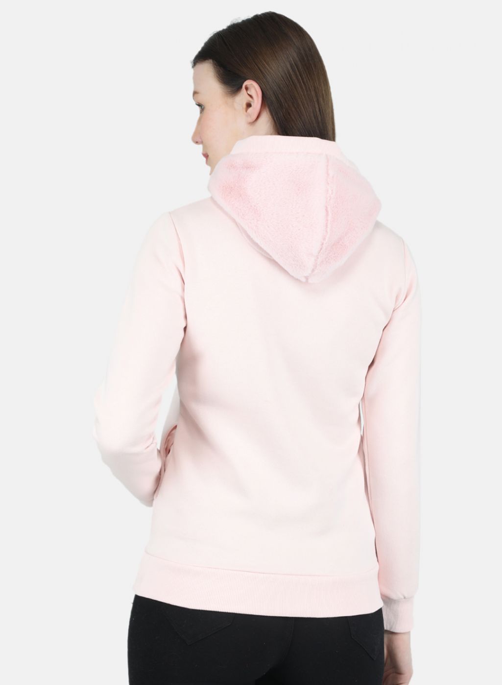 Women Pink Printed Sweatshirt