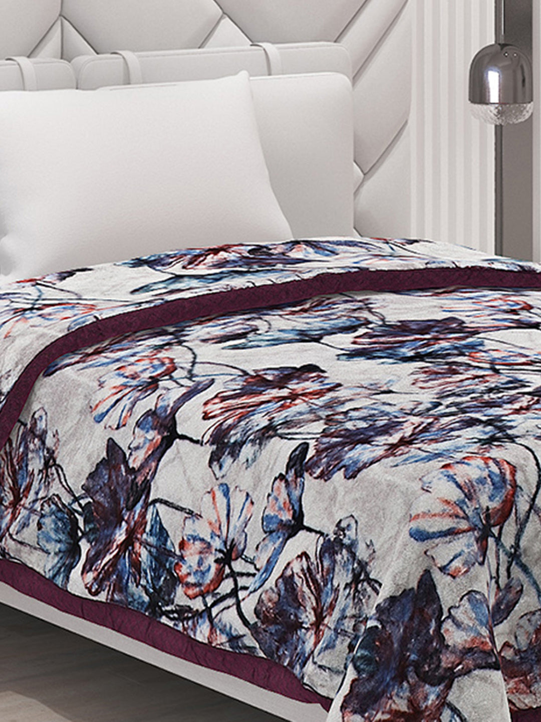 Printed Single Bed Blanket for Mild Winter -1 Ply