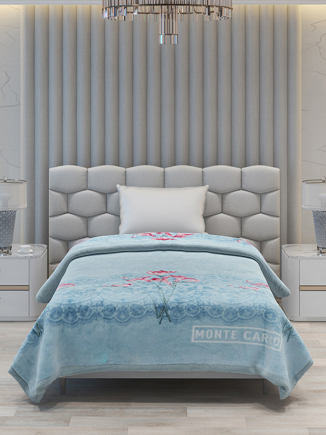 Printed Single Bed Blanket for Mild Winter -2 Ply