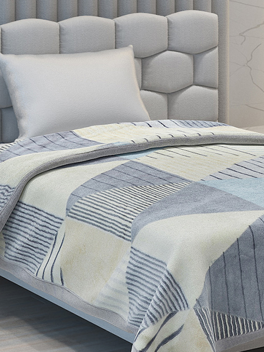 Printed Single Bed Blanket for Mild Winter -2 Ply