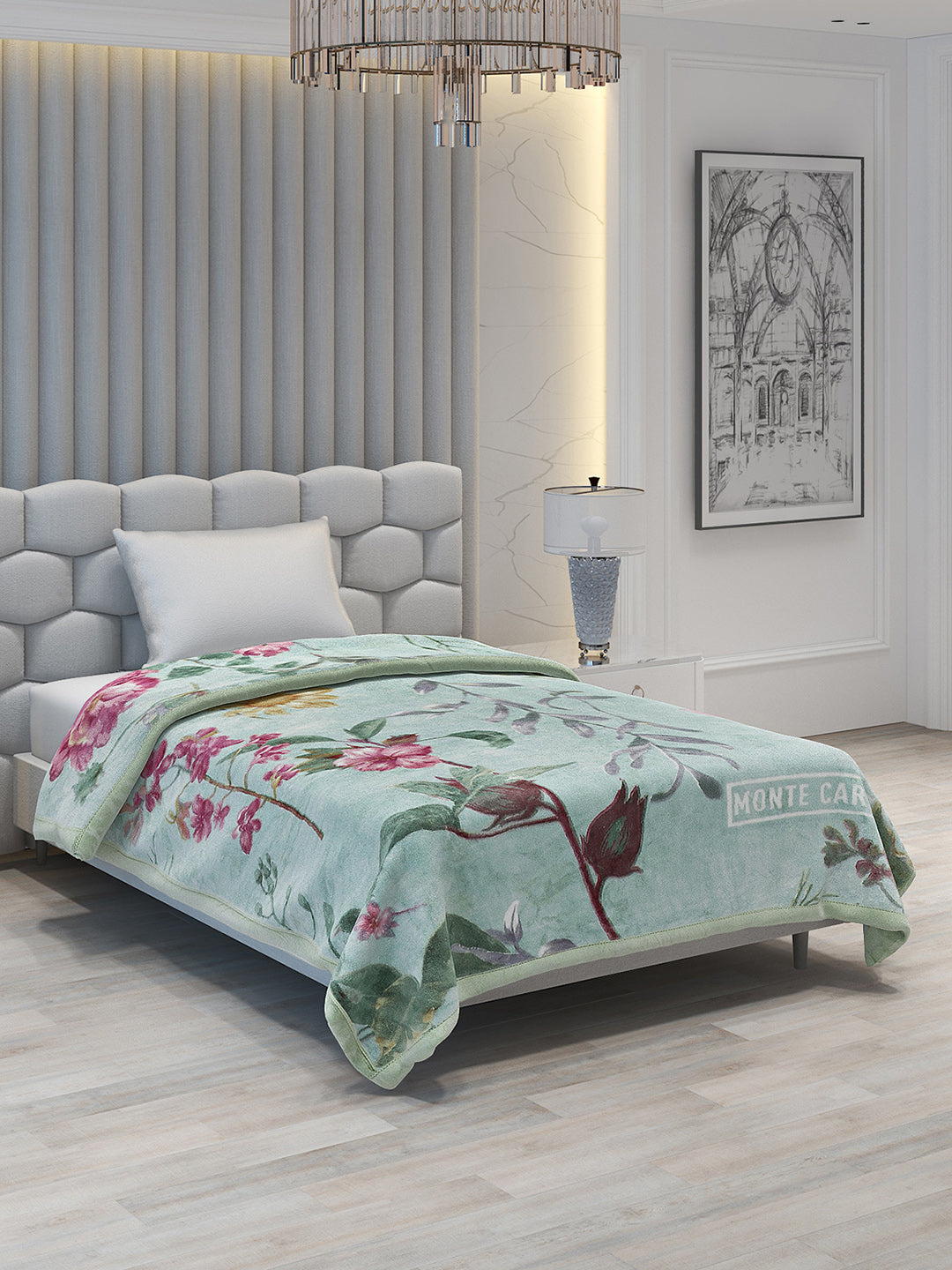 Printed Single Bed Blanket for Mild Winter -2 Ply