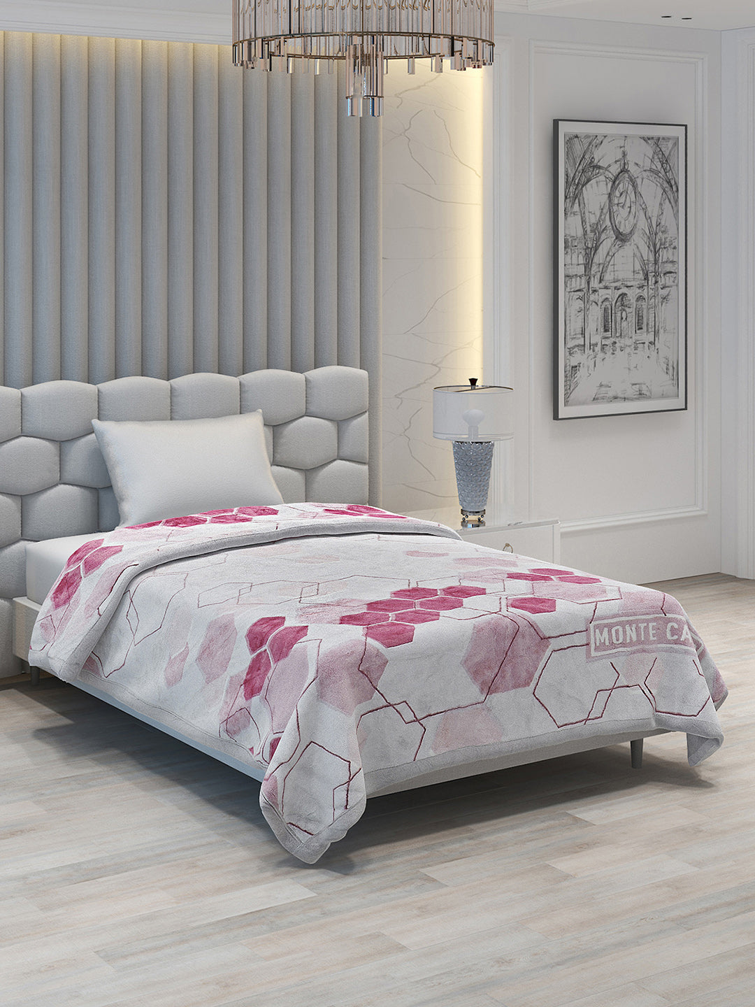 Printed Single Bed Blanket for Mild Winter -2 Ply