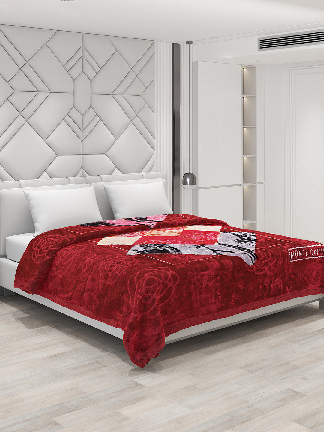 Printed Double Bed Blanket for Heavy Winter -2 Ply