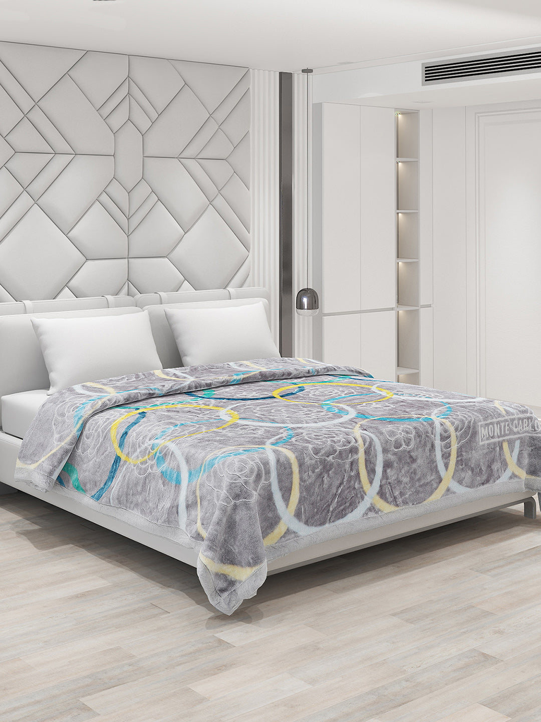 Printed Double Bed Blanket for Heavy Winter -2 Ply