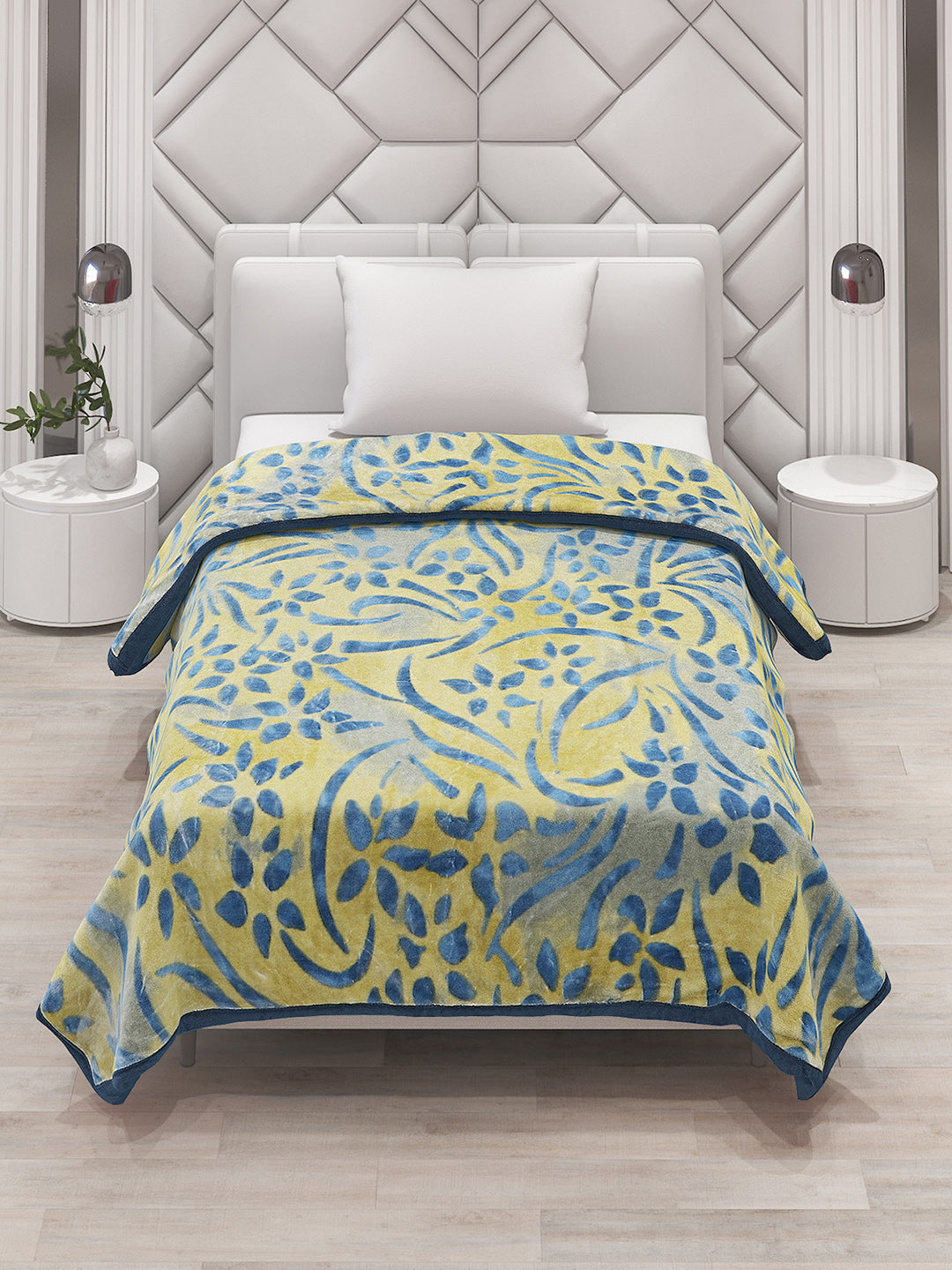Printed Single Bed Blanket for Mild Winter -2 Ply