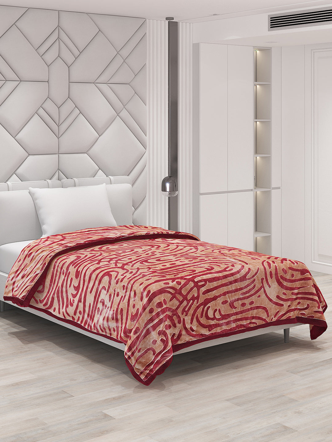 Printed Single Bed Blanket for Mild Winter -2 Ply