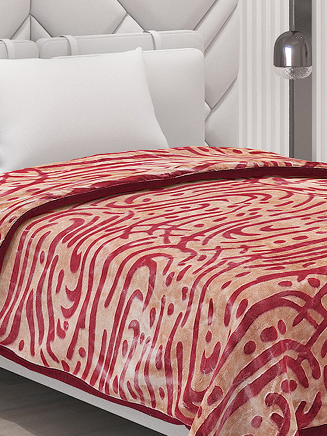 Printed Single Bed Blanket for Mild Winter -2 Ply