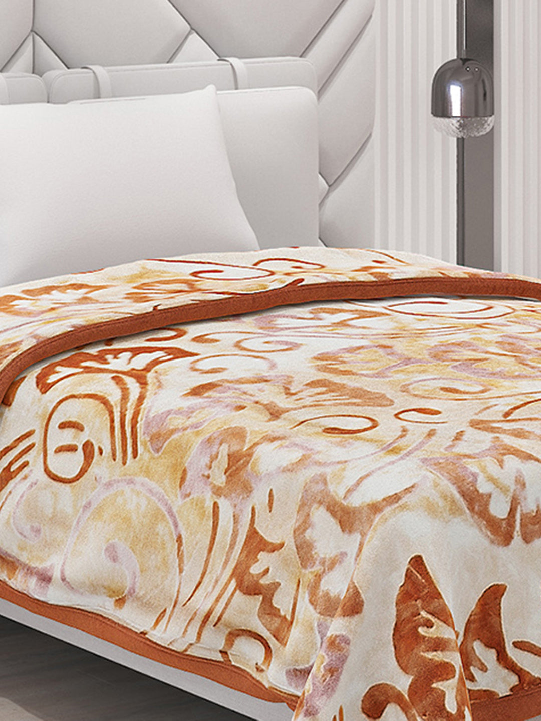 Printed Single Bed Blanket for Mild Winter -2 Ply