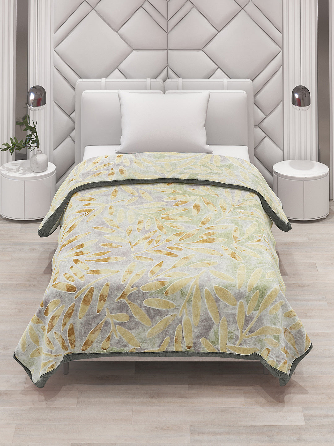 Printed Single Bed Blanket for Mild Winter -2 Ply