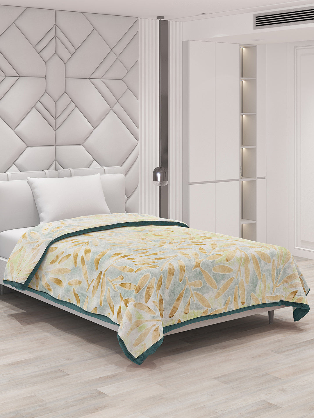 Printed Single Bed Blanket for Mild Winter -2 Ply