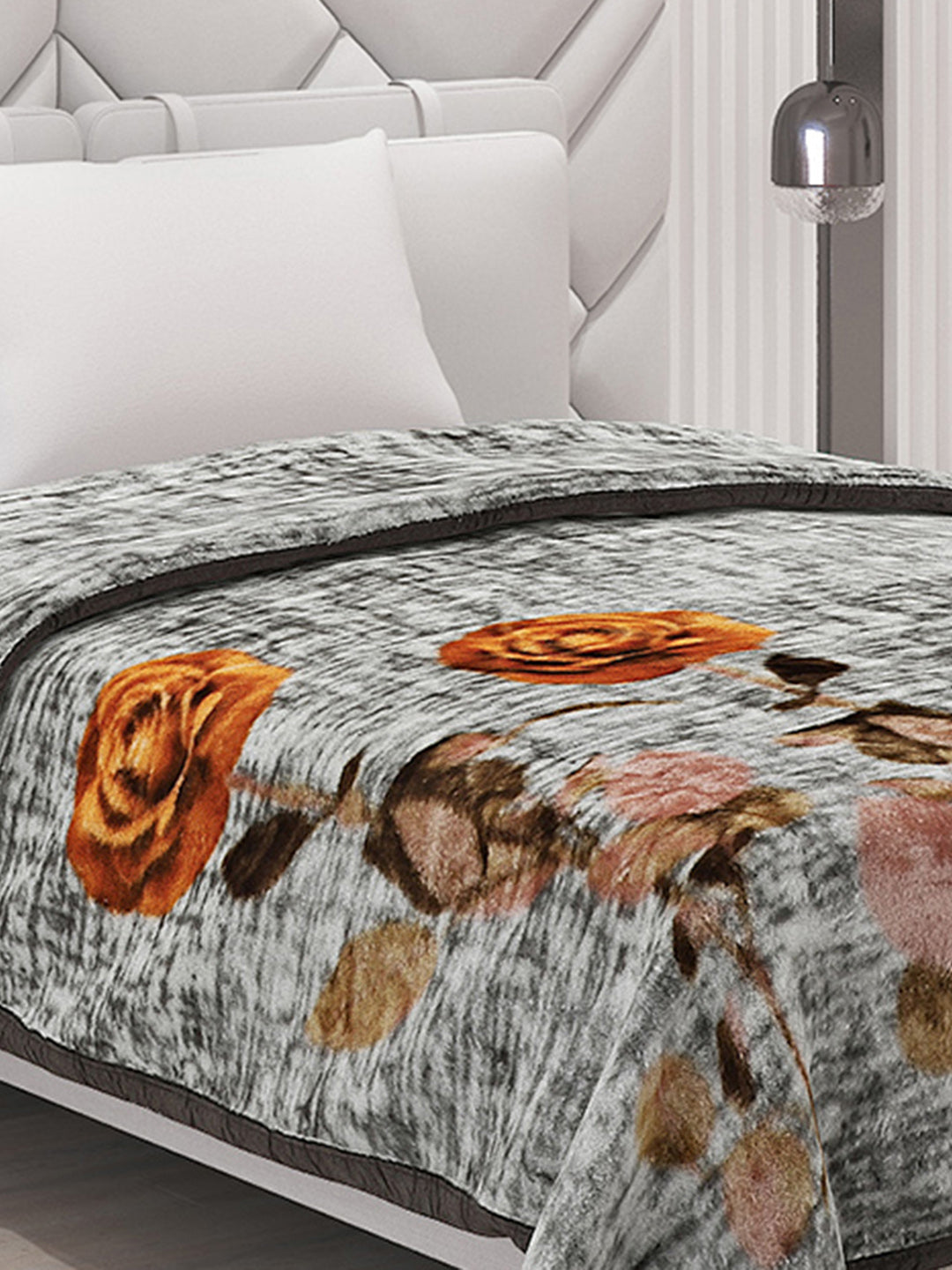 Printed Single Bed Blanket for Mild Winter -1 Ply