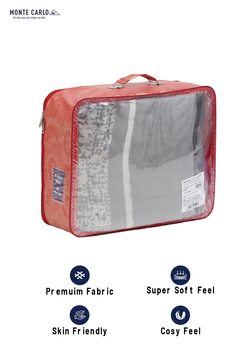 Printed Single Bed Blanket for Mild Winter -1 Ply