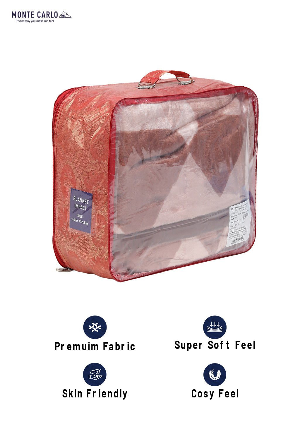 Printed Single Bed Blanket for Mild Winter -1 Ply