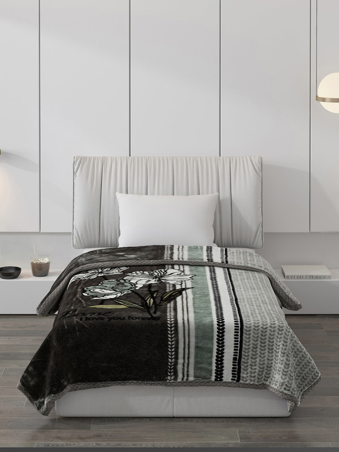 Printed Single Bed Blanket for Mild Winter -2 Ply