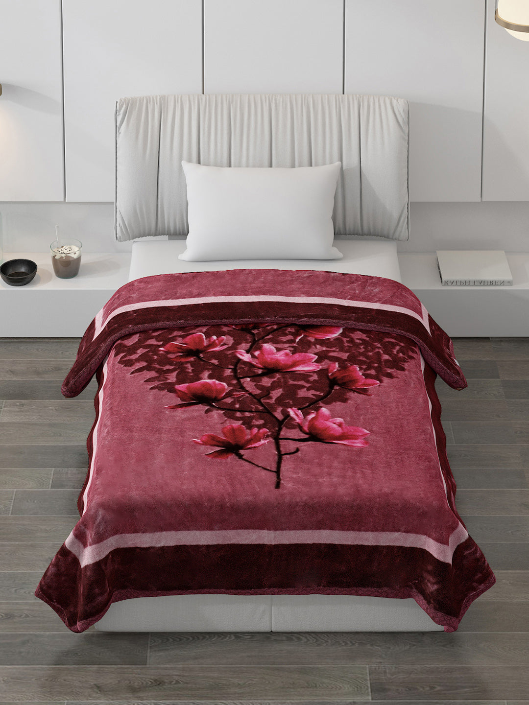 Printed Single Bed Blanket for Mild Winter -2 Ply