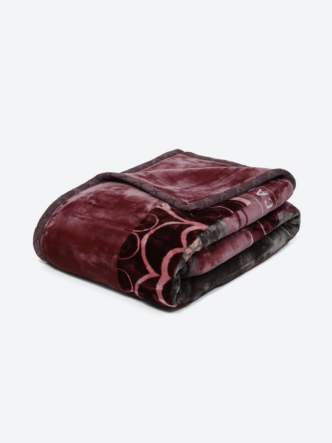 Printed Double Bed Blanket for Heavy Winter -2 Ply