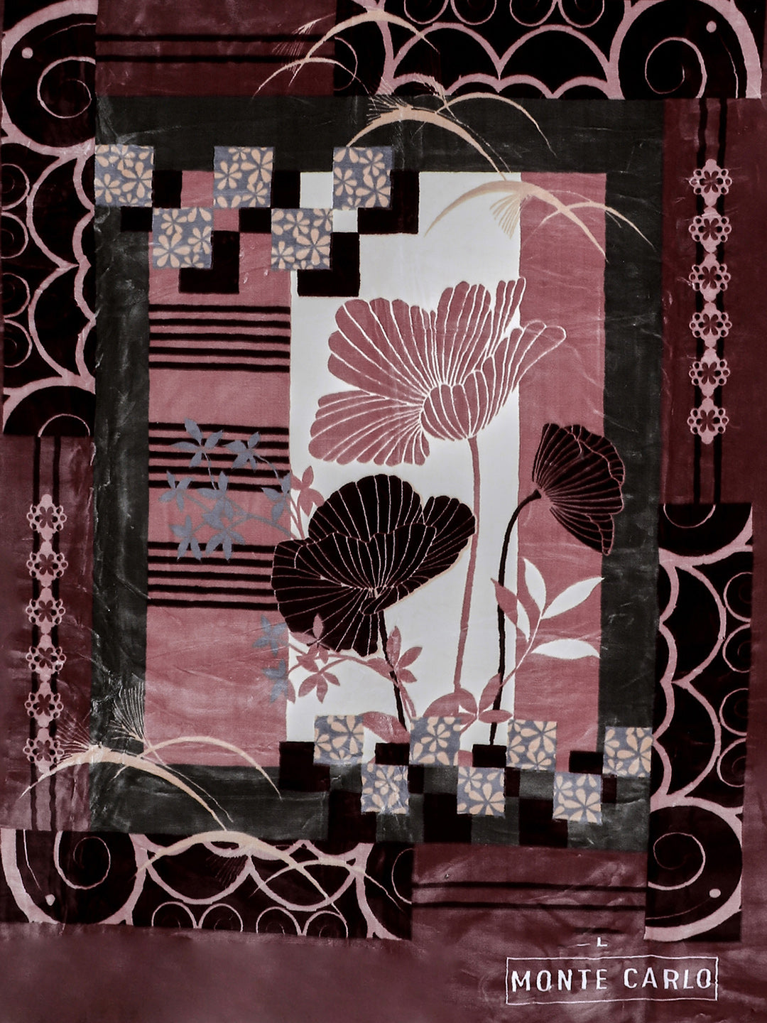 Printed Double Bed Blanket for Heavy Winter -2 Ply