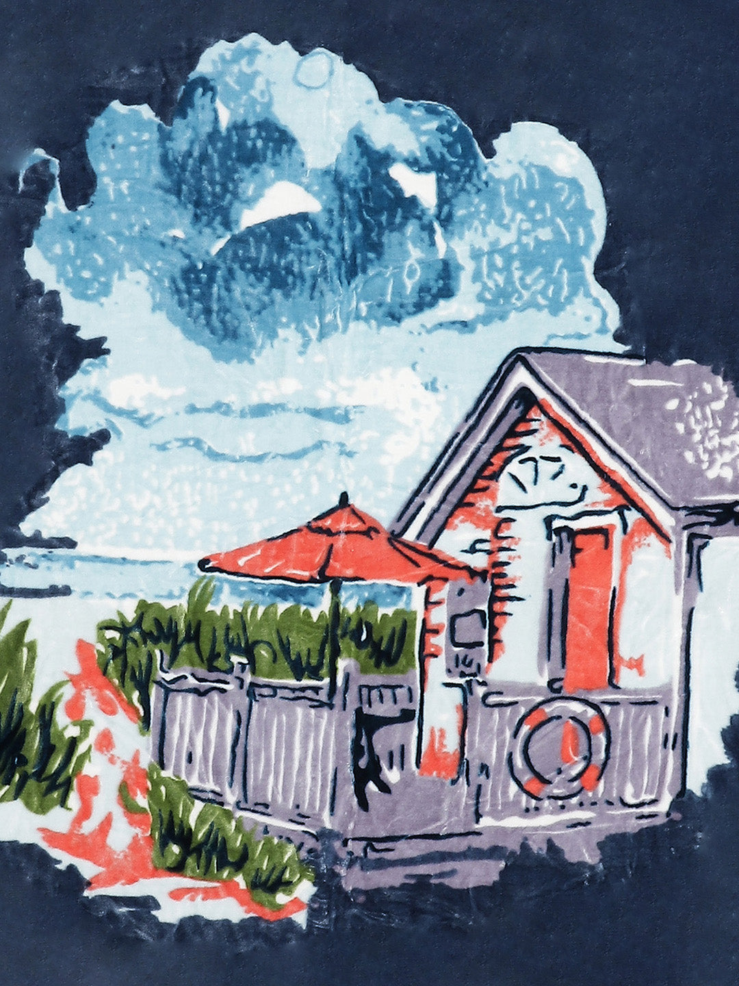 Printed Single Bed Blanket for Mild Winter -1 Ply