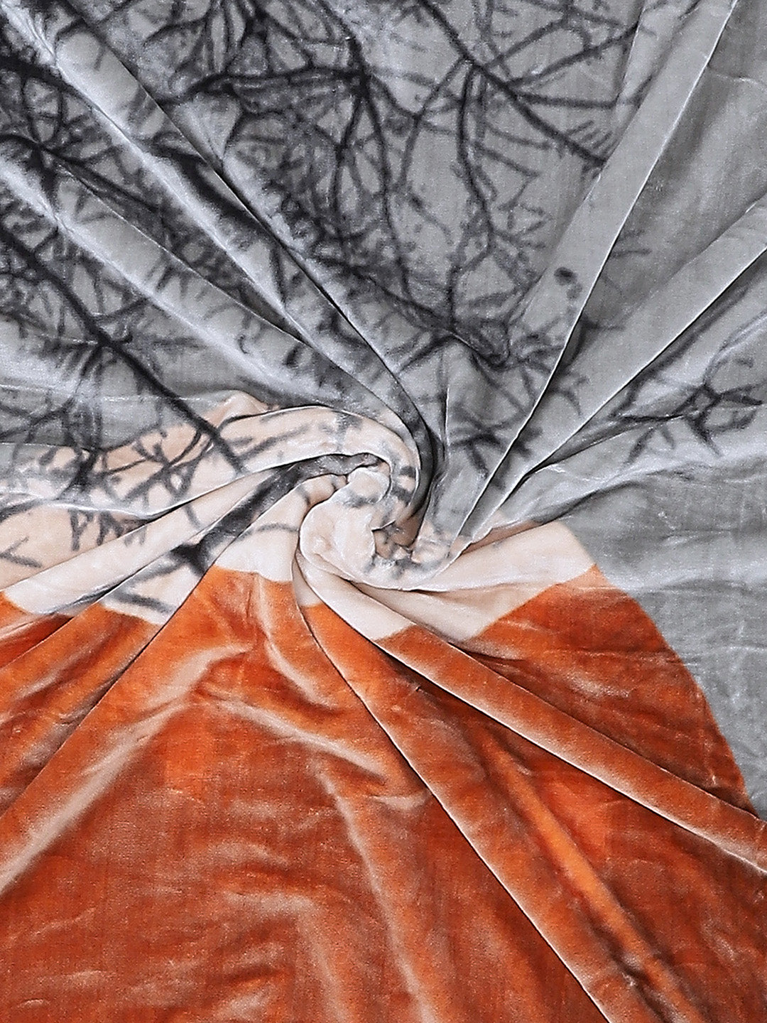 Printed Double Bed Blanket for Mild Winter -2 Ply