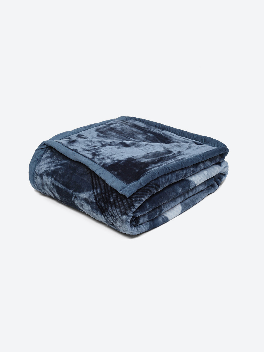 Printed Double Bed Blanket for Mild Winter -1 Ply