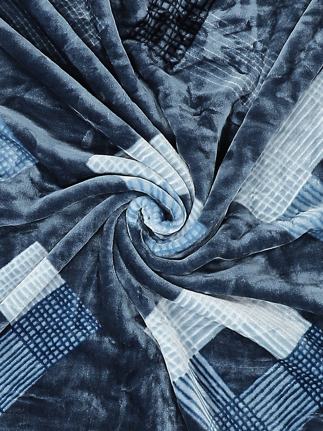 Printed Double Bed Blanket for Mild Winter -1 Ply