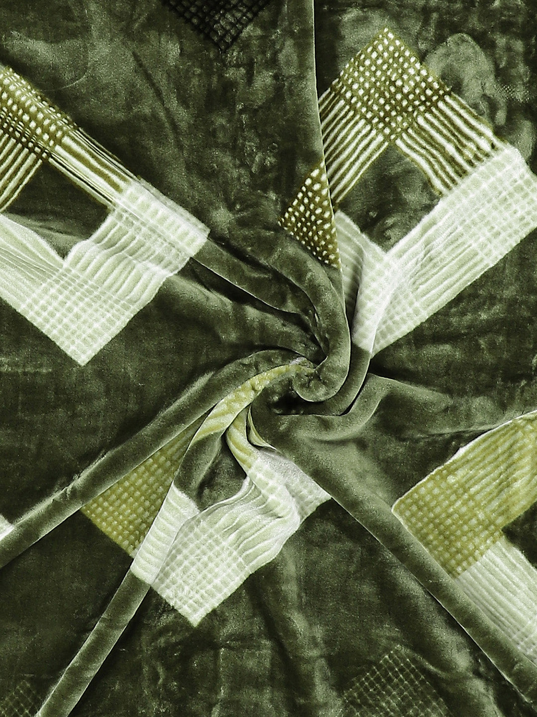 Printed Double Bed Blanket for Mild Winter -1 Ply