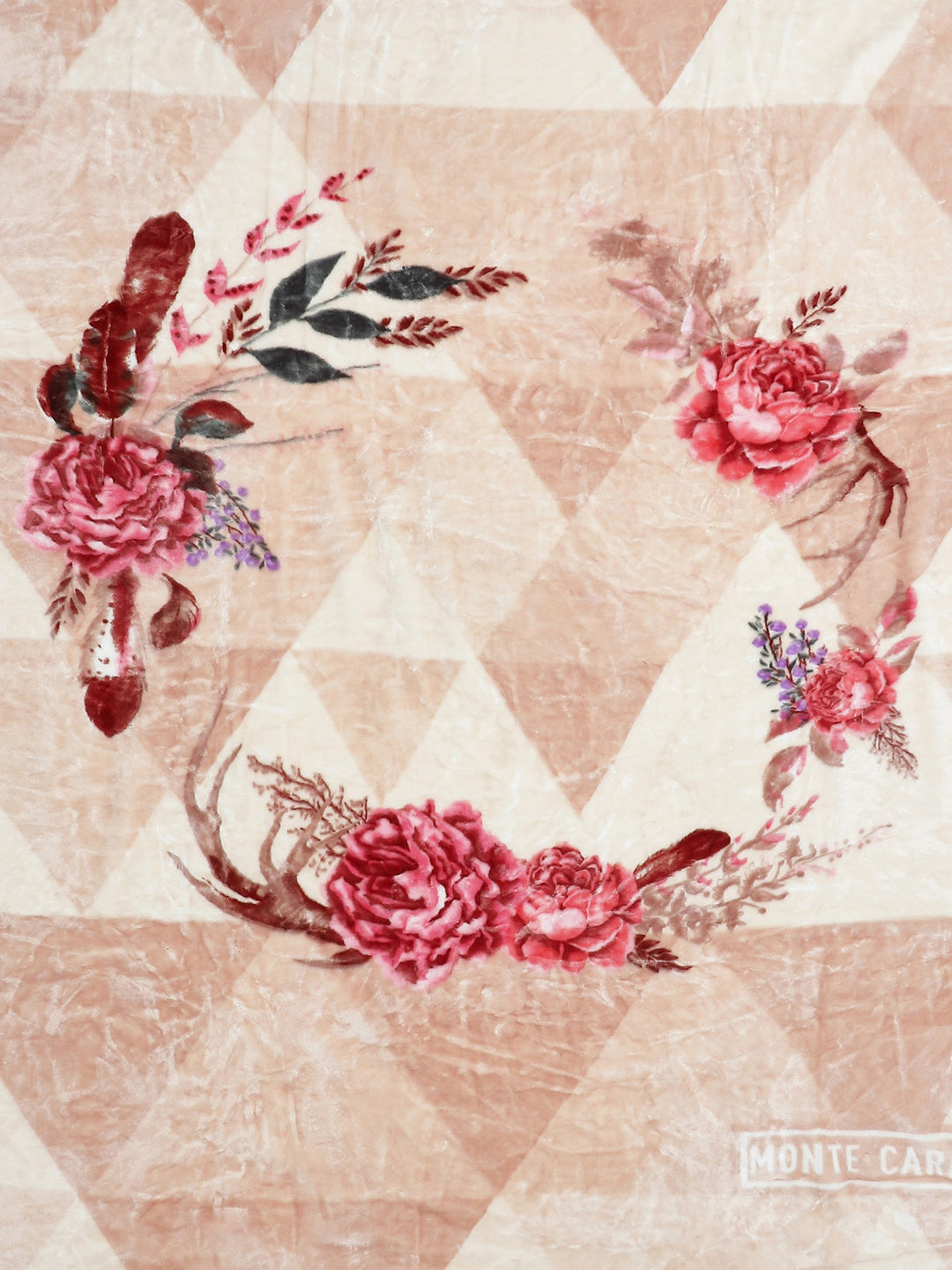 Printed Double Bed Blanket for Heavy Winter -3 Ply