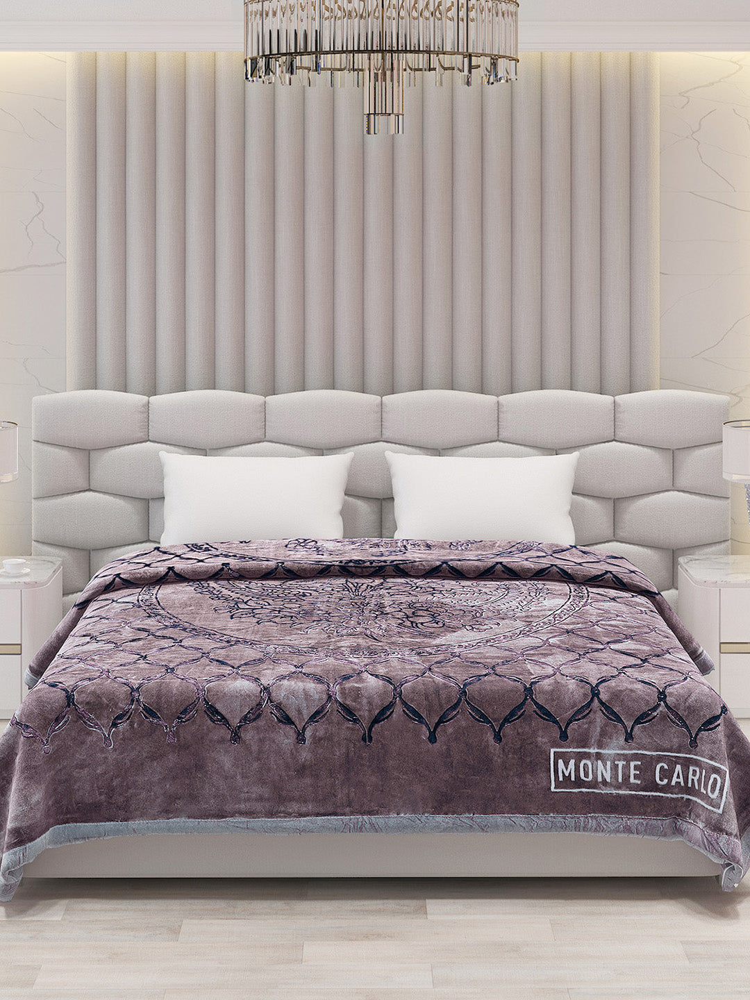 Printed Double Bed Blanket for Heavy Winter -2 Ply