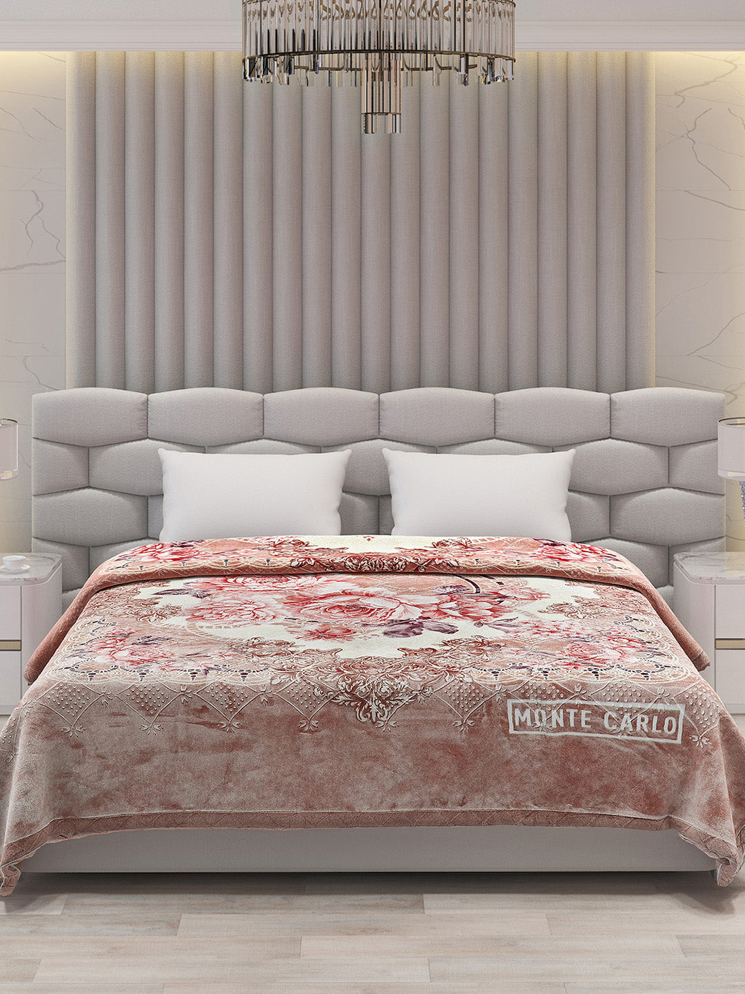 Printed Double Bed Blanket for Heavy Winter -2 Ply