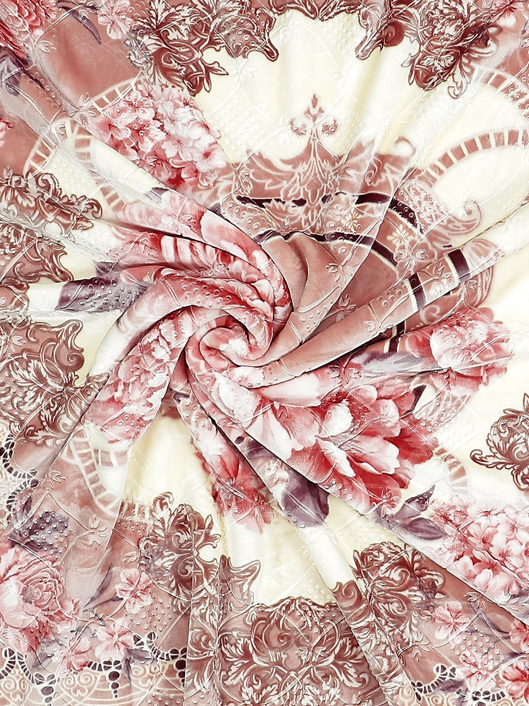 Printed Double Bed Blanket for Heavy Winter -2 Ply