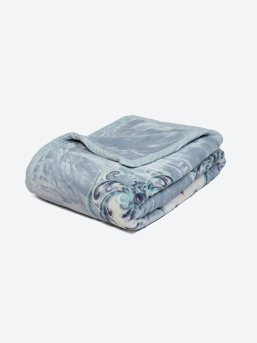 Printed Double Bed Blanket for Heavy Winter -2 Ply