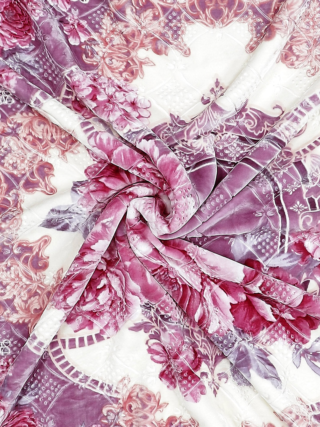 Printed Double Bed Blanket for Heavy Winter -2 Ply