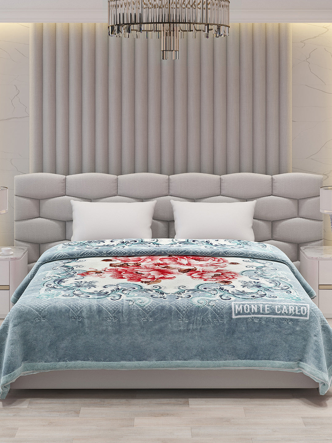 Printed Double Bed Blanket for Heavy Winter -2 Ply