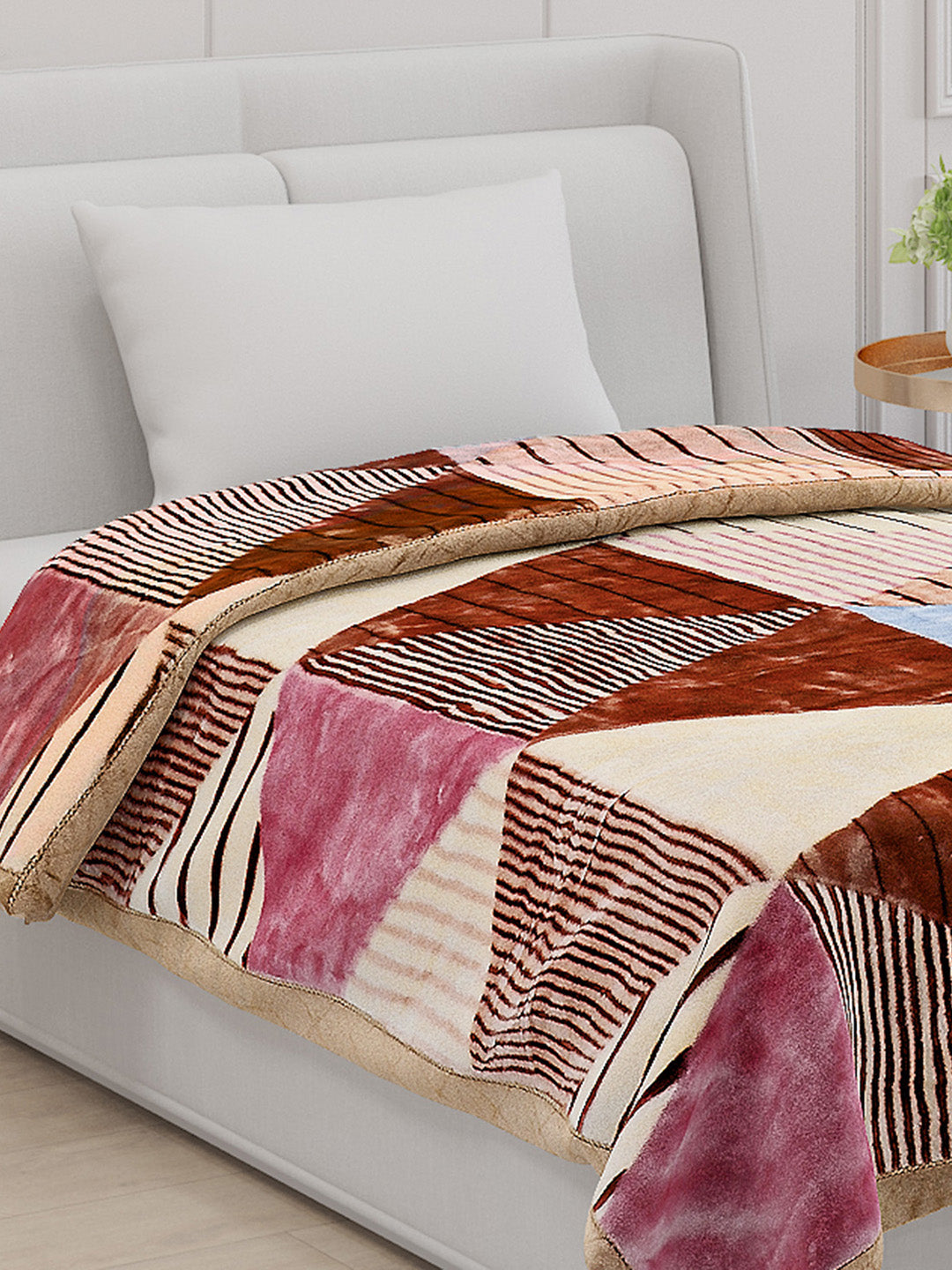 Printed Single Bed Blanket for Heavy Winter -2 Ply
