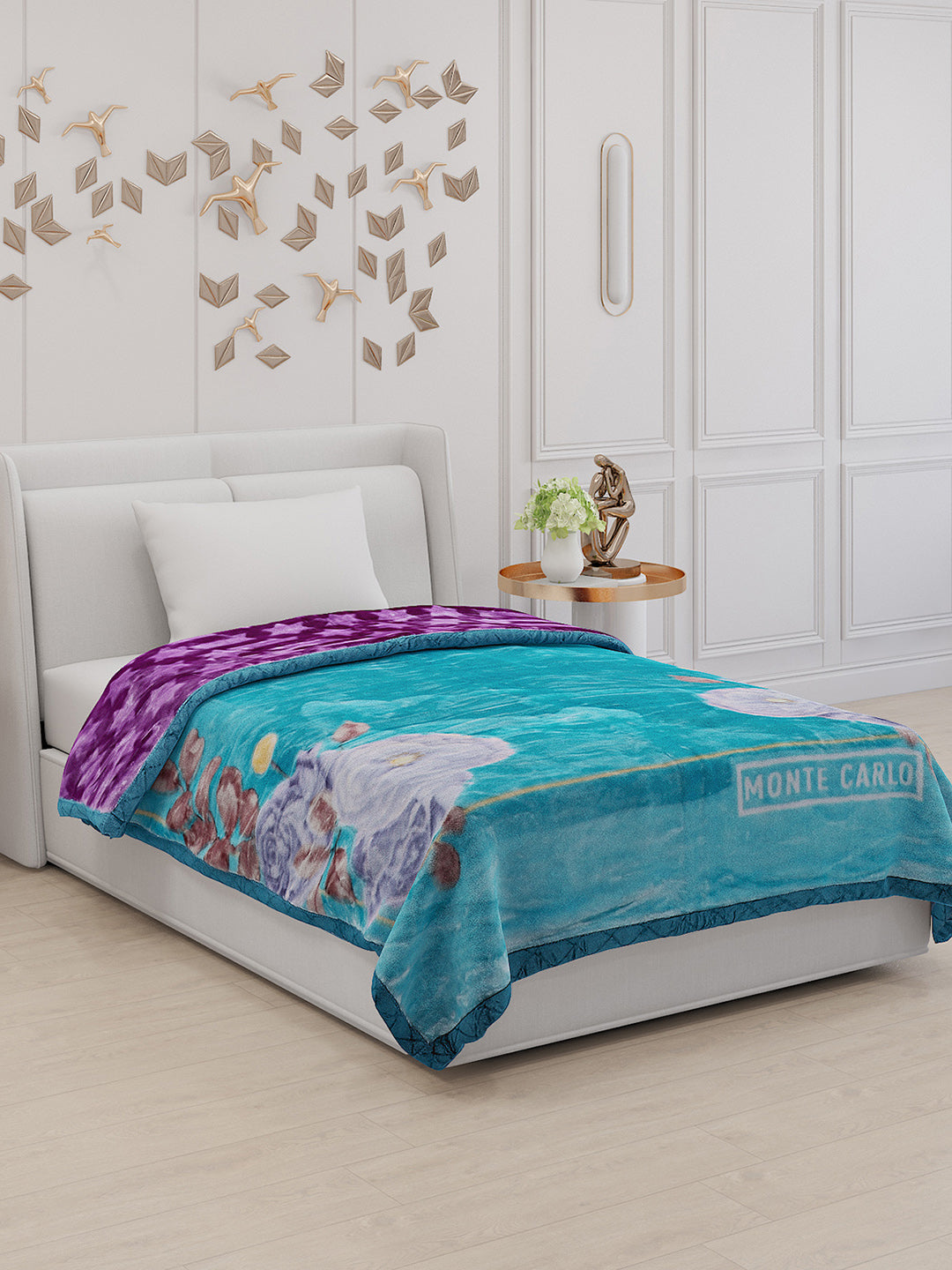 Printed Single Bed Blanket for Heavy Winter -2 Ply
