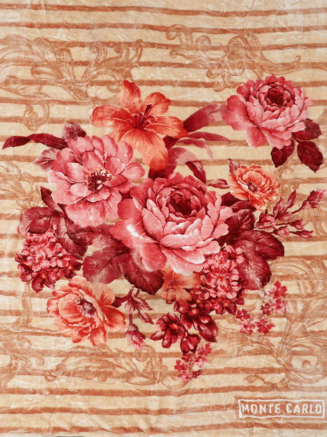 Printed Double Bed Blanket for Heavy Winter -3 Ply