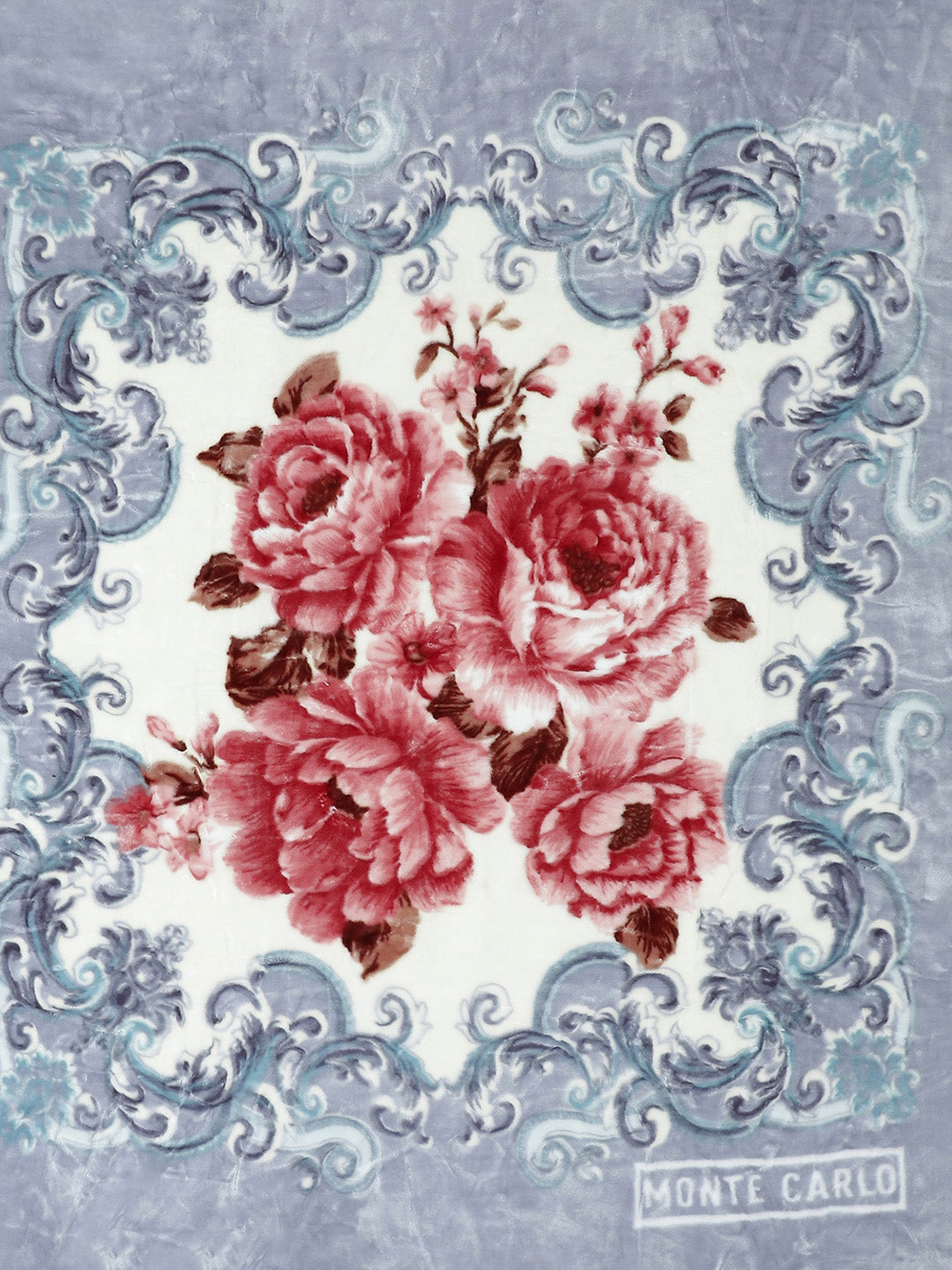 Printed Double Bed Blanket for Heavy Winter -3 Ply