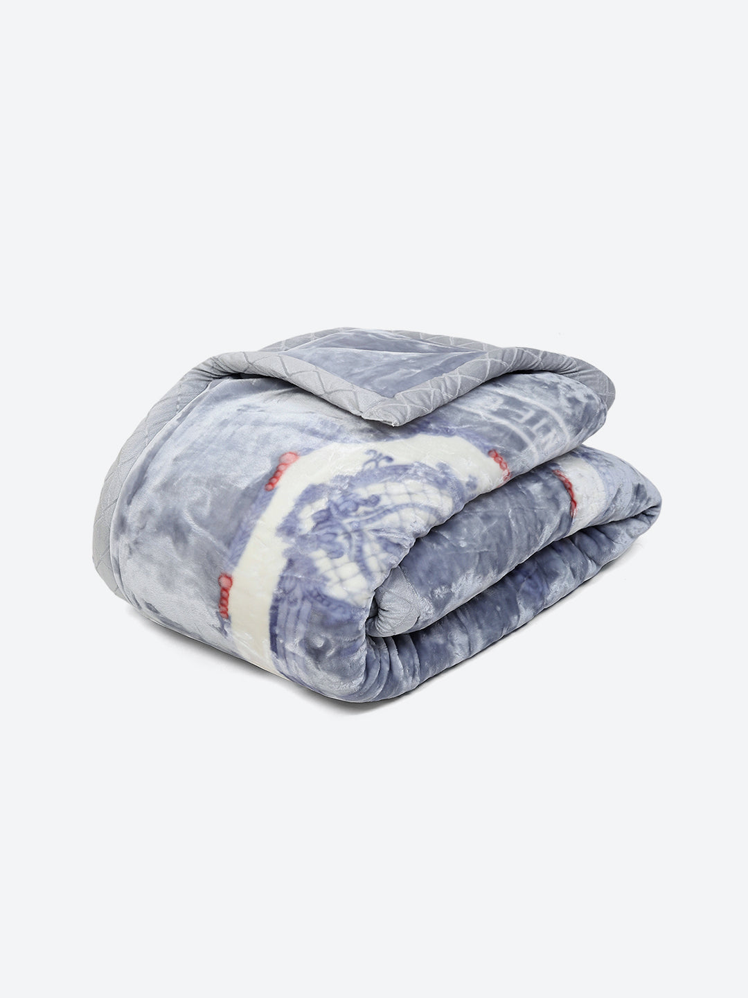 Printed Double Bed Blanket for Heavy Winter -3 Ply