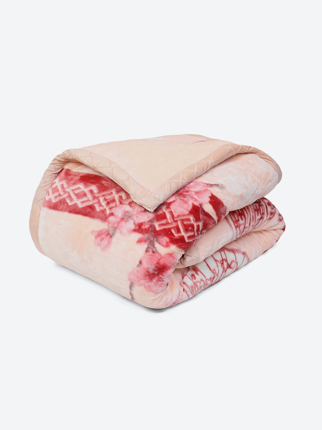 Printed Double Bed Blanket for Heavy Winter -3 Ply