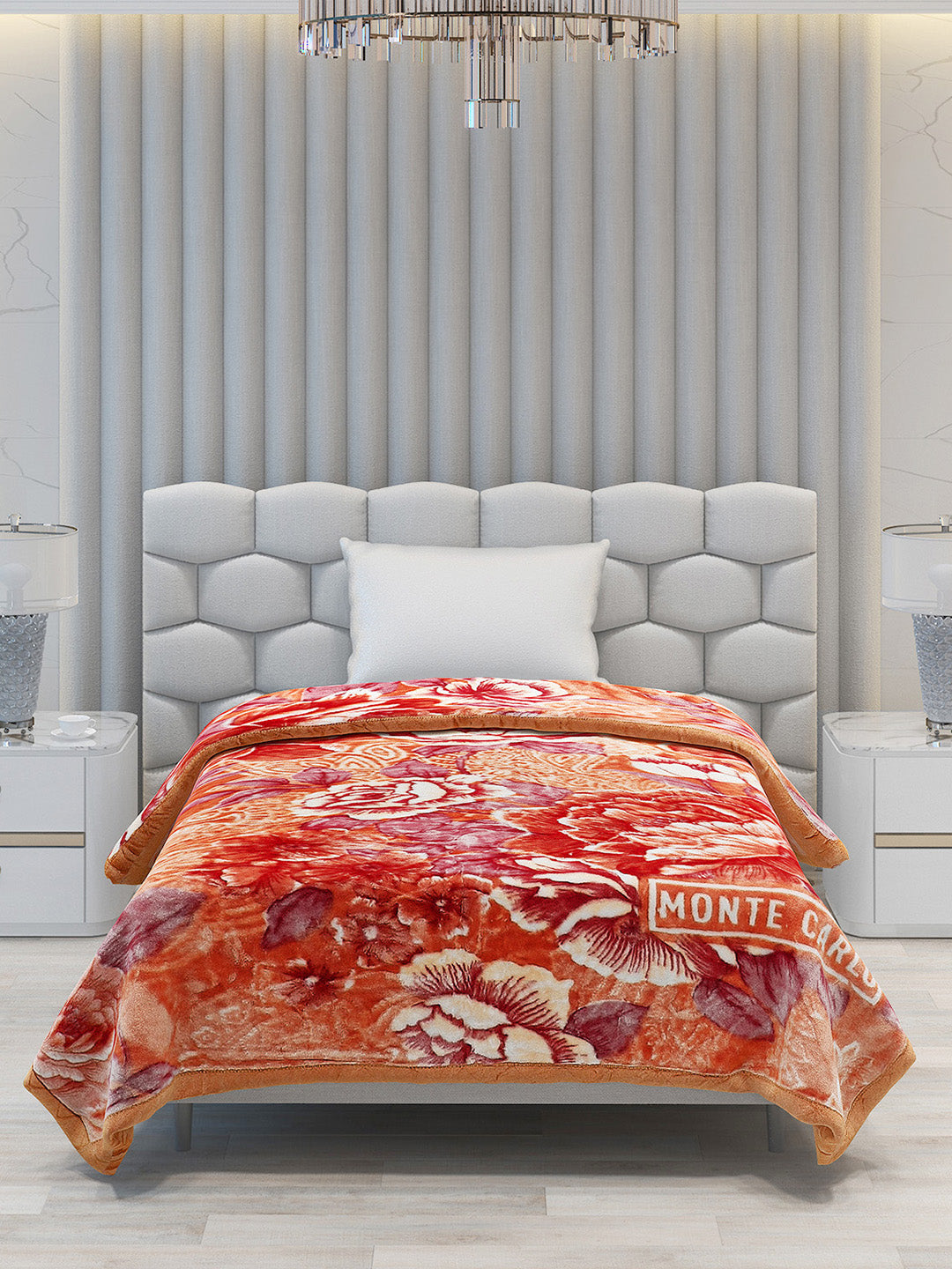 Printed Single Bed Blanket for Heavy Winter -3 Ply