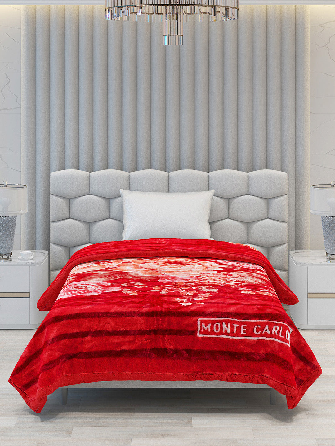 Printed Single Bed Blanket for Heavy Winter -3 Ply