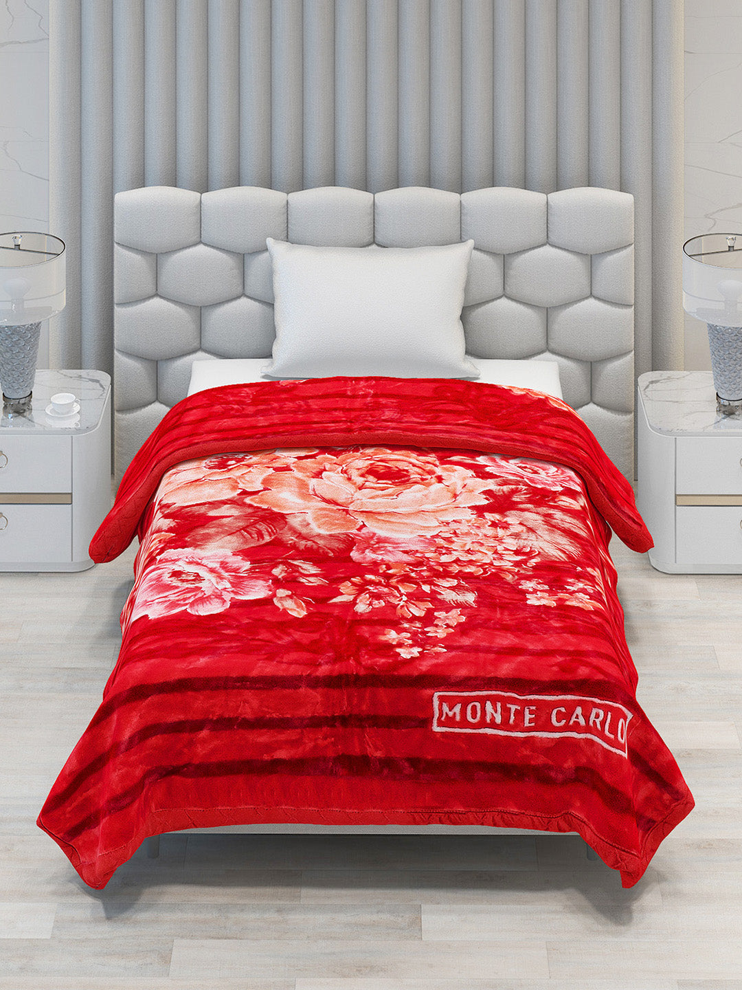 Printed Single Bed Blanket for Heavy Winter -3 Ply