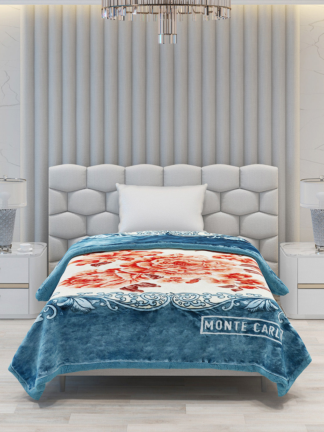 Printed Single Bed Blanket for Heavy Winter -3 Ply