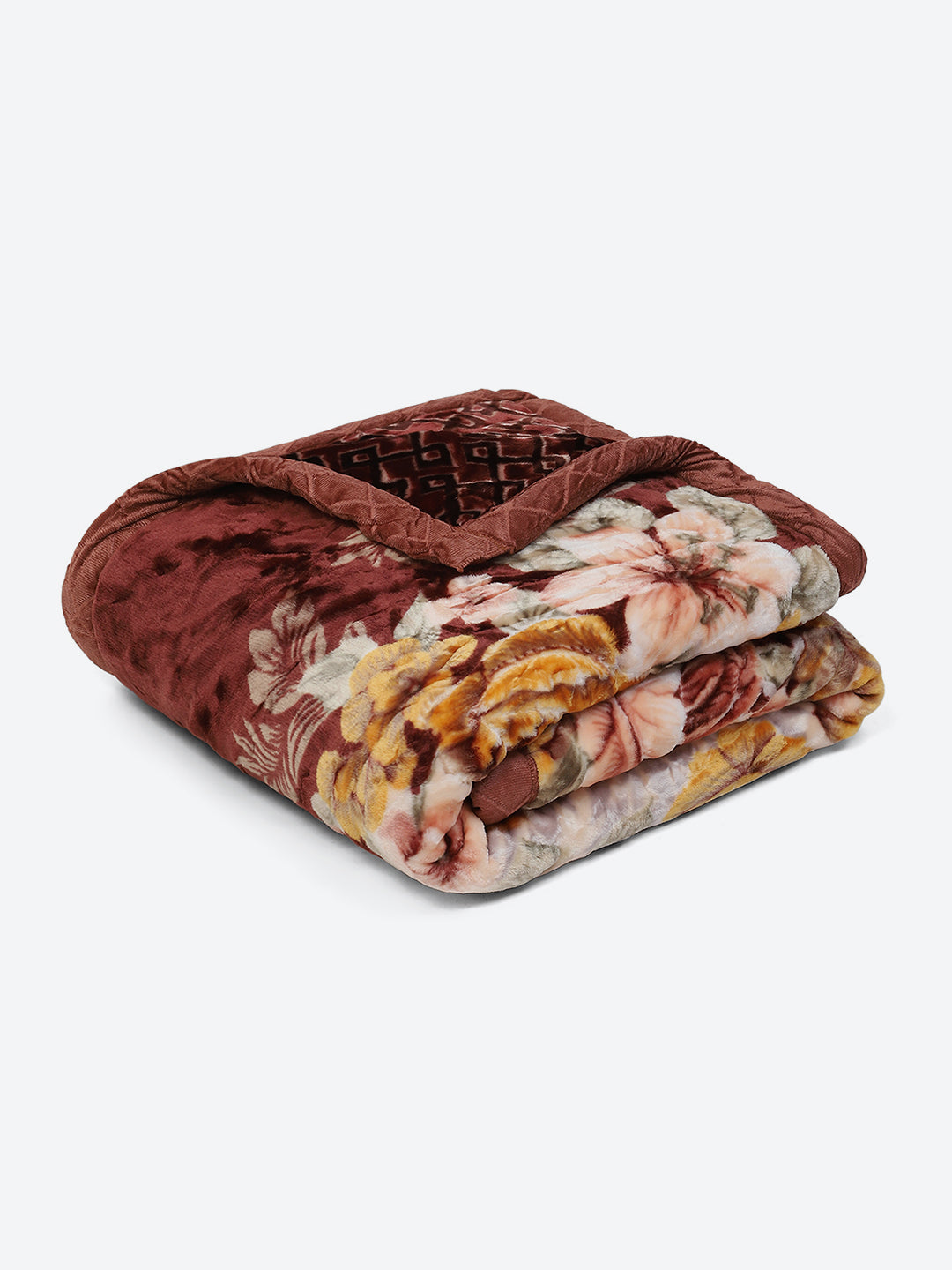 Printed Single Bed Blanket for Heavy Winter -3 Ply