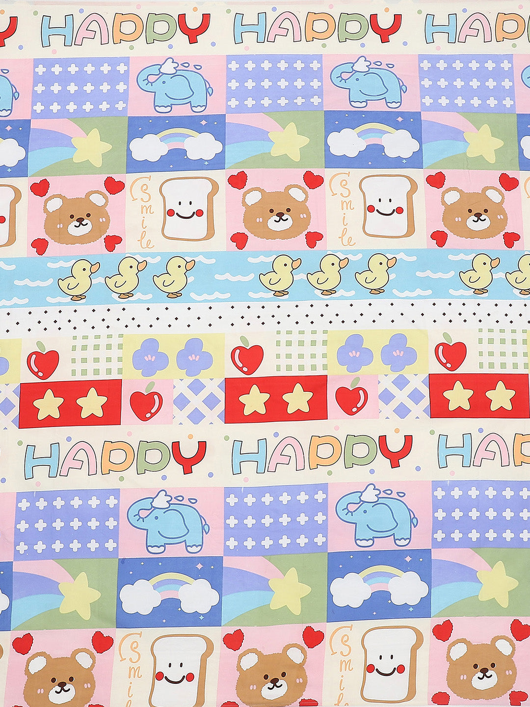 120 GSM  Polyester Double Bed Bedsheet with 2 Pillow Covers - Updated - Updated - Updated