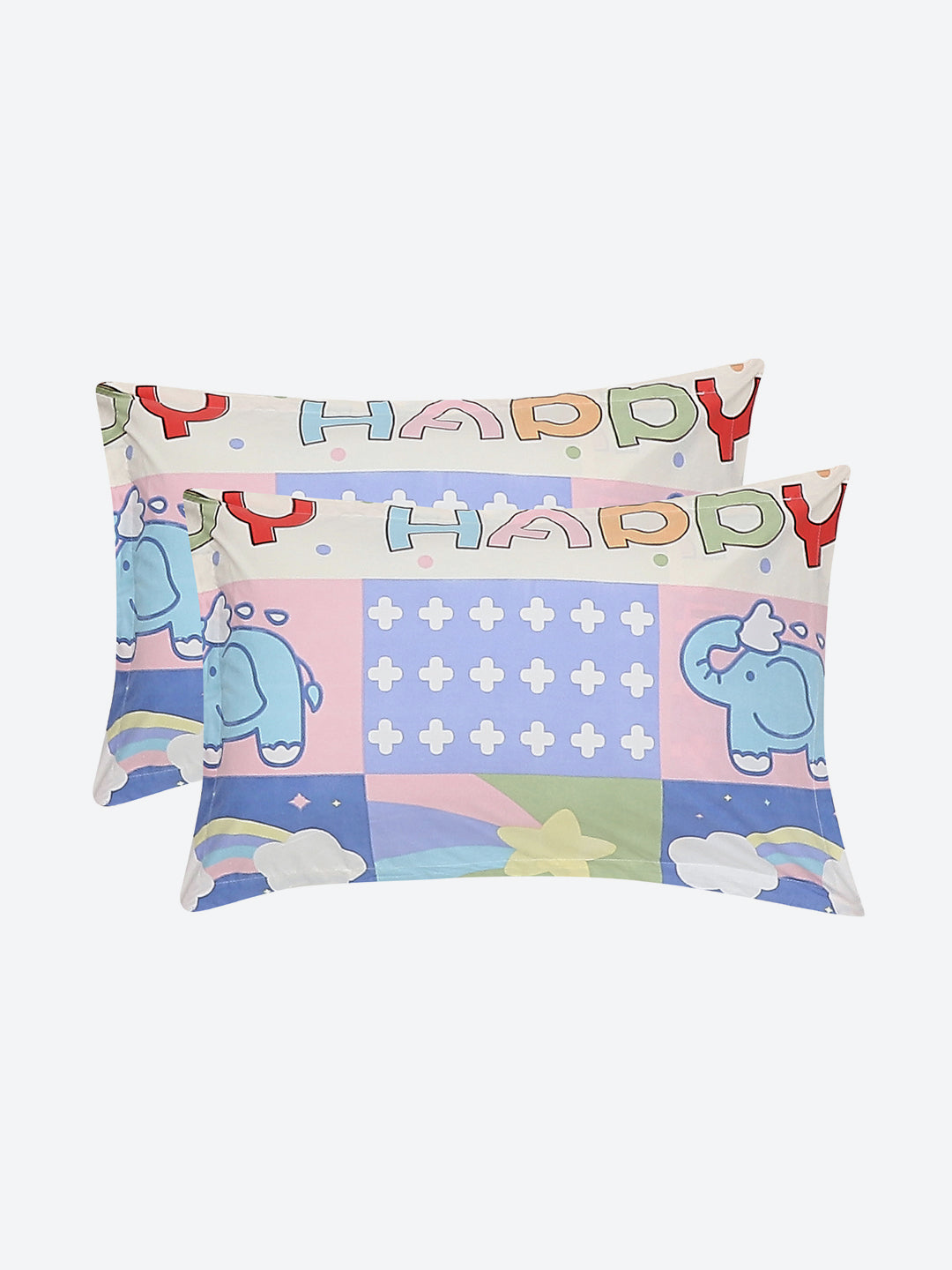 120 GSM  Polyester Double Bed Bedsheet with 2 Pillow Covers - Updated - Updated - Updated