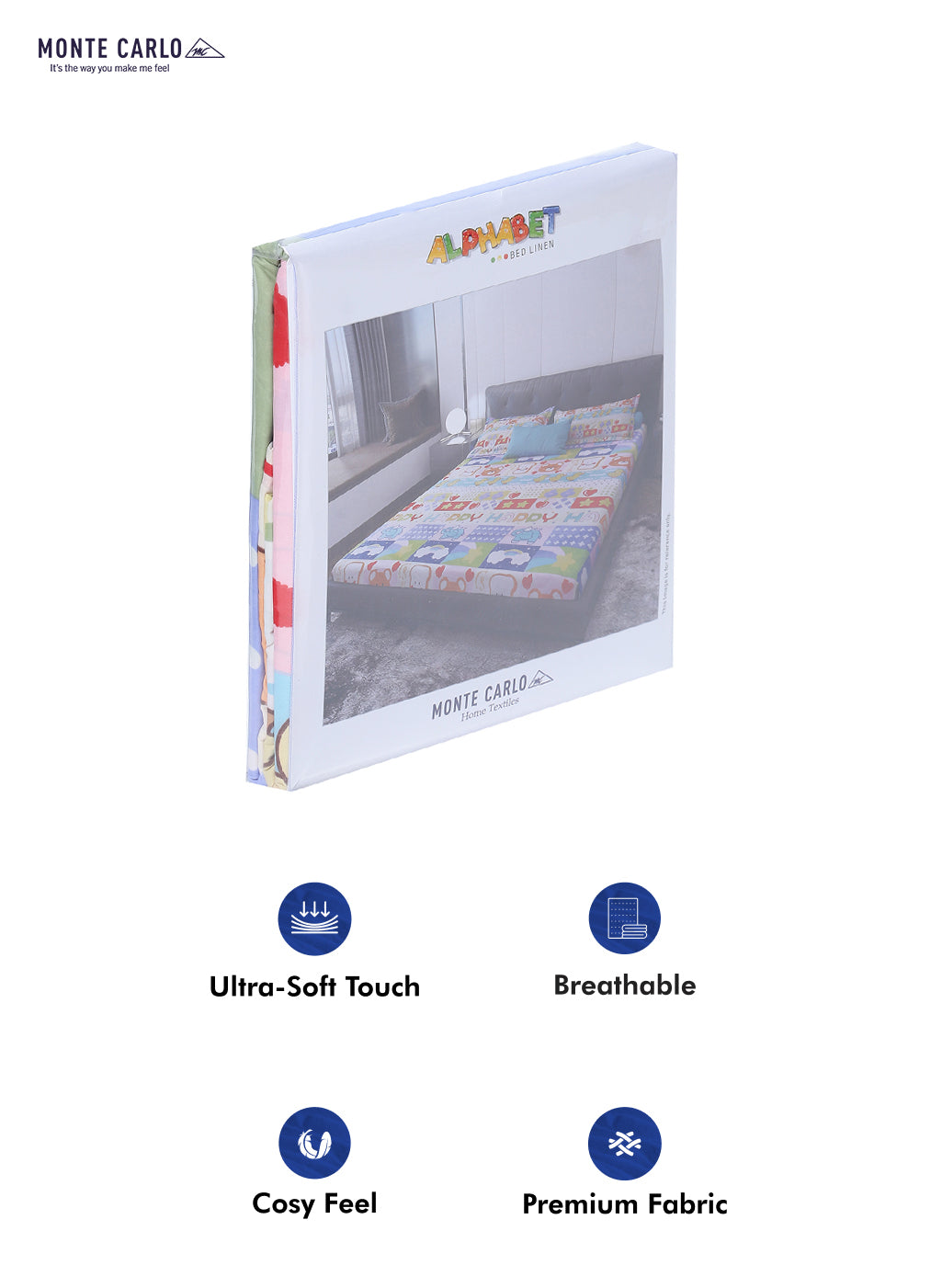 120 GSM  Polyester Double Bed Bedsheet with 2 Pillow Covers - Updated - Updated - Updated