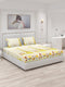 120 GSM  Polyester Double Bed Bedsheet with 2 Pillow Covers - Updated - Updated